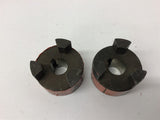 Lovejoy L075 Jaw Coupling 0.625" Keyed Bore Lot Of 2