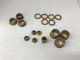 Brass Bushing and Washers Assorted Lot 12 Pieces