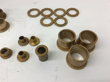 Brass Bushing and Washers Assorted Lot 12 Pieces