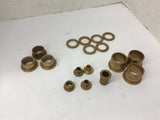 Brass Bushing and Washers Assorted Lot 12 Pieces