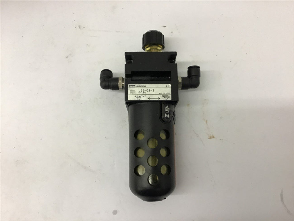 Parker Kuroda L55-02-Z Pneumatic Filter Regulator – BME Bearings and Surplus