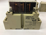 Omron G7S-4A2B 24 VDC Coil 3 Amp 240 Vac Relay W/ Base Lot Of 3