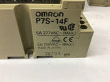 Omron G7S-4A2B 24 VDC Coil 3 Amp 240 Vac Relay W/ Base Lot Of 3