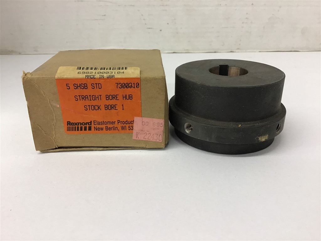 Rexnord 5 SHSB STD Straight Bore 1" Bore