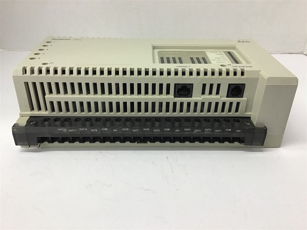 Modicon 110CPU31103 24 VDC .8 Amp controller