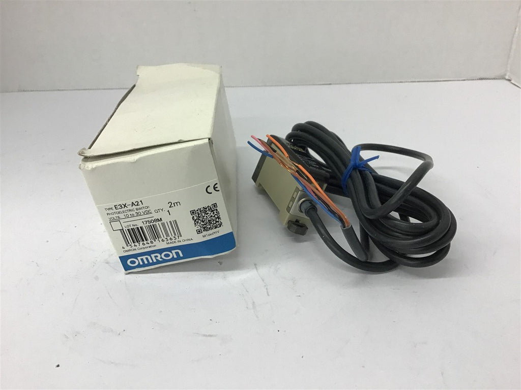 Omron E3X-A21 Photoelectric Switch 10-30 Vdc