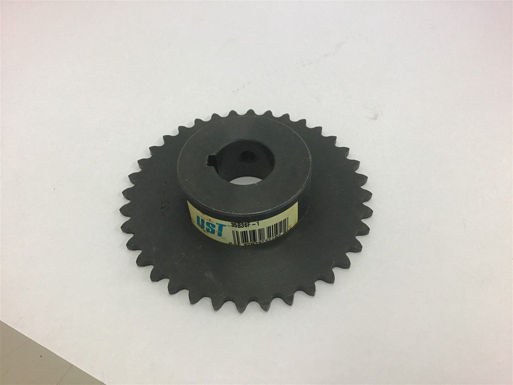 UST 35B36F 1 Sprocket 35 Chain 36 Teeth 1" Bore