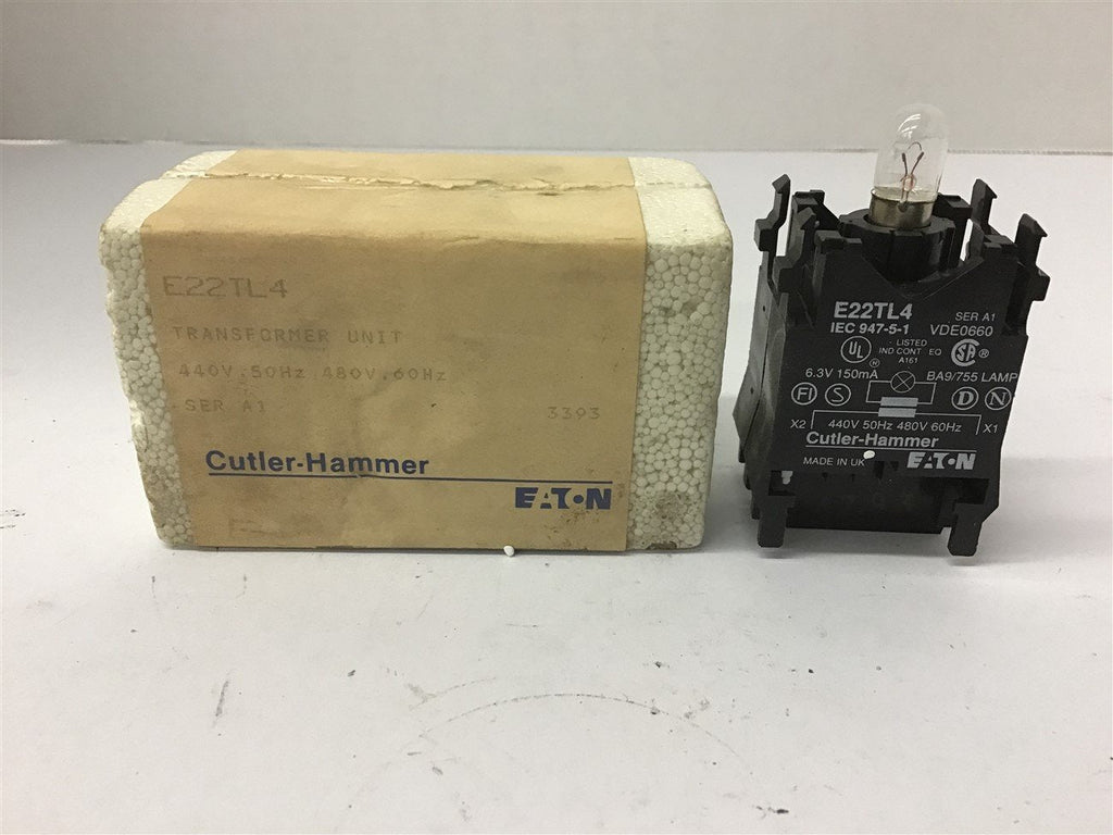 Cutler Hammer E22TL4 Transformer unit 480 volt