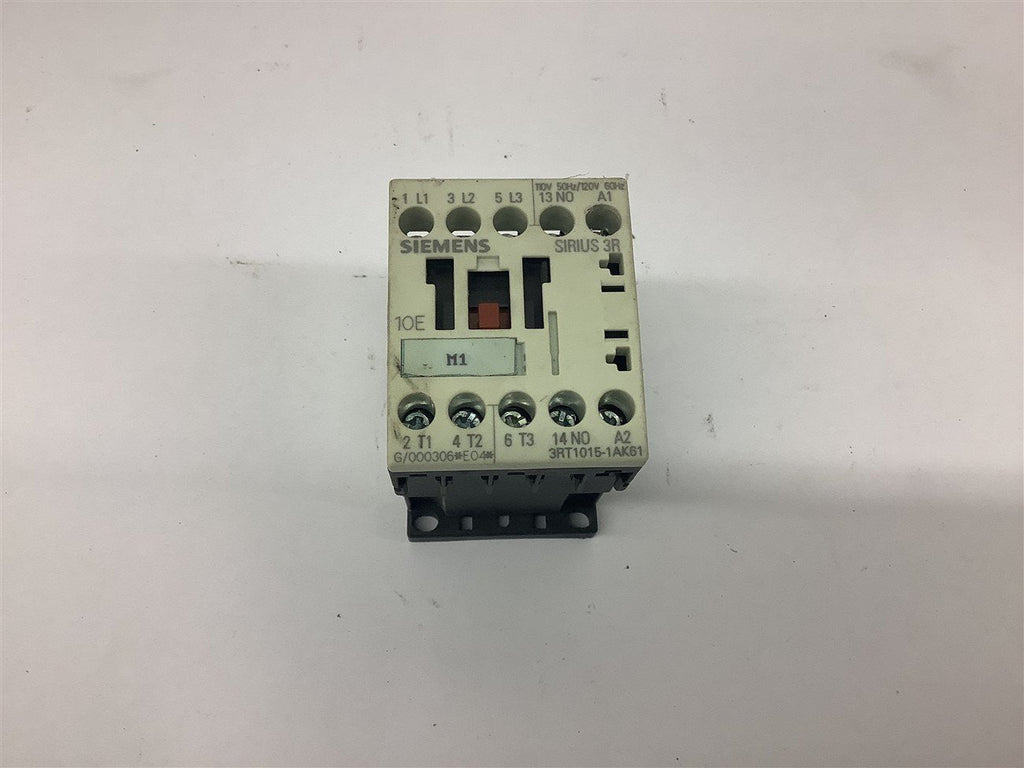 Siemens 3RT1015-1AK61 Contactor 120 Volt Coil