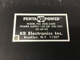 KB Electronics KBSI-240D Power Supply 120 or 240 Vac