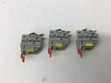 Ferraz Shawmut L076646C Microswtich Lot Of 3