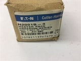 Cutler-Hammer H2001B Overload Heater Element Lot Of 3