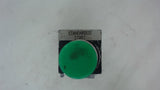 Cutler-Hammer, Green Pushbutton, 120 Volts, 50/60Hz, 6.3V Lamp