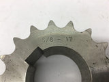 Sprocket 5/8-17 11/16" Pitch