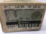 Square D 9070 K100D13 Industrial Control Transformer .100 KVA 120 PRI 12/24 SEC