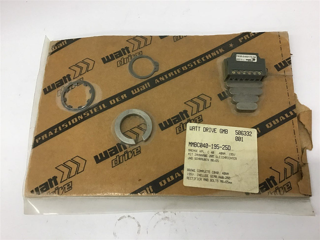 Watt Drive GMB 506332 001 MMBC040-195-25D