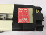 Microswitch 9110HEA011 9910 120 Volts 50/60 HZ