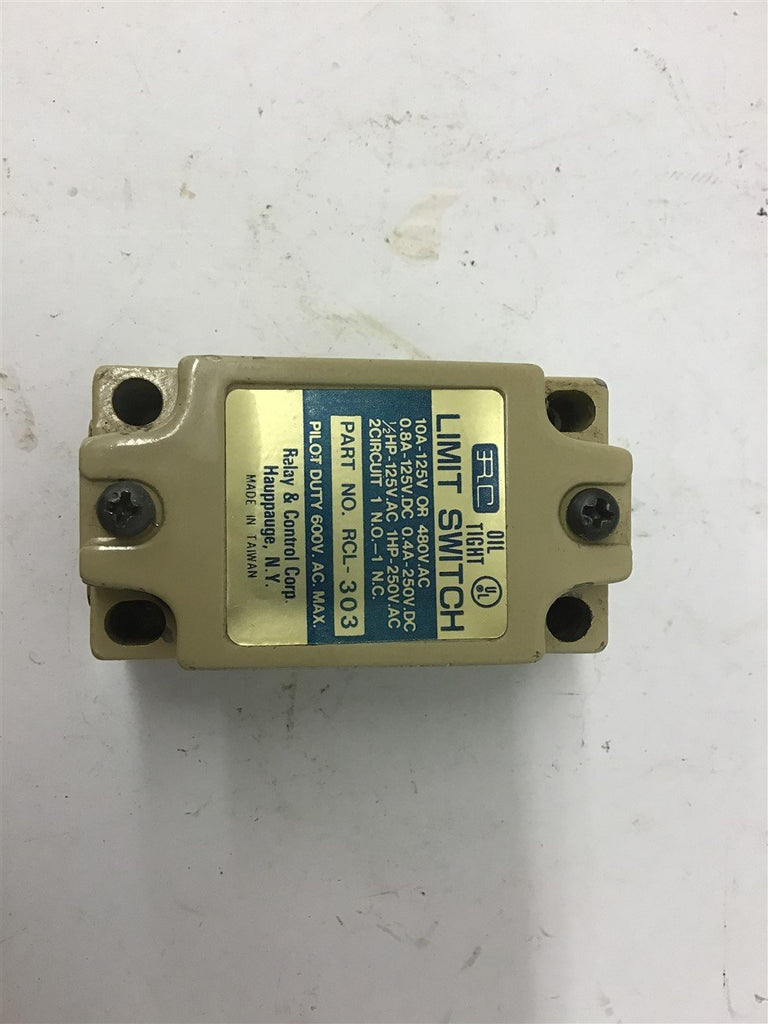 Relay and Control Corp RCL-303 Limit Switch 10 Amp