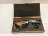 Mitutoyo 1-2" 0.0001" Blade Micrometer Calibrated