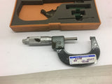 Mitutoyo 1-2" 0.0001" Blade Micrometer Calibrated