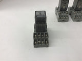 Potter & Brumfield KHAU-17A16-120 120 Volt Relay With Base Lot of 5