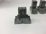 Potter & Brumfield KHAU-17A16-120 120 Volt Relay With Base Lot of 5