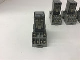 Potter & Brumfield KHAU-17A16-120 120 Volt Relay With Base Lot of 5