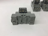 Potter & Brumfield KHAU-17A16-120 120 Volt Relay With Base Lot of 5