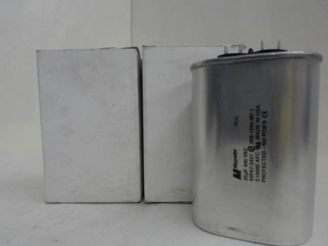 Lot Of 2, Magne Tek, 2431, Capacitor, 25 Mfd 440 Vac, 25µf 400 Vac