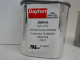 3-CAPACITORS, 1-DAYTON 5MFD 370VAC, 1-SUPCO 5MFD 370VAC, 1-MAGNETEK 10MFD 370VAC