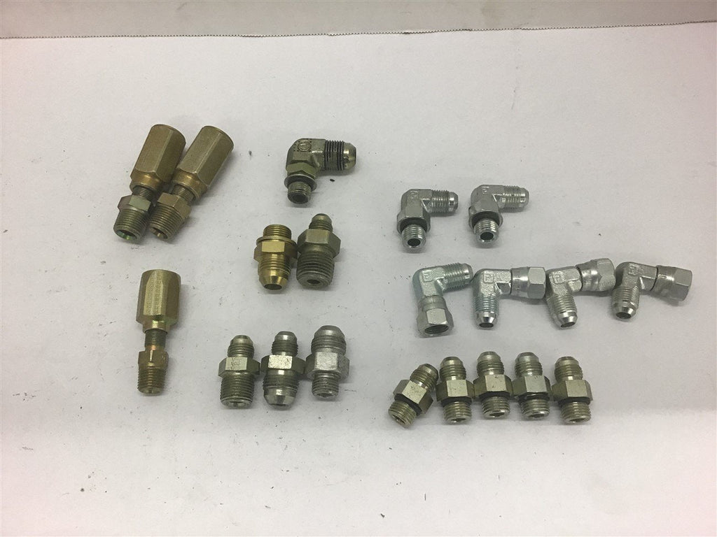 Assorted Lot of 20 Pnuematic Fittings