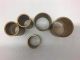 Brass Flange Bushings--Assorted Lot of 11