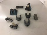 Pneumatic Cylinder Accessories Assorted Lot of 9