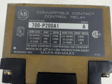 Allen-Bradley, 700-P200A1, Convertible Contact Control Relay, Ser A, 120V, 60Hz