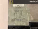 Square D MAL36500 Circuit Breaker 500 Amp 600 Vac