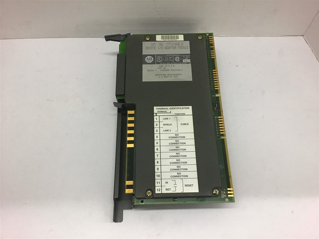 Allen Bradley 1771-ASB D remote I/O Adapter Module