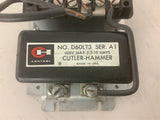 Cutler-hammer D60LT3 2.5-15 Amps 600 V Max Current Relay Transformer