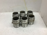 Male Cobra Coupling 2" Lot of 6