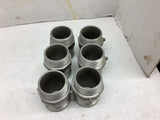 Male Cobra Coupling 2" Lot of 6