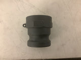 Black Plastic 2" Couplings Lot of 3