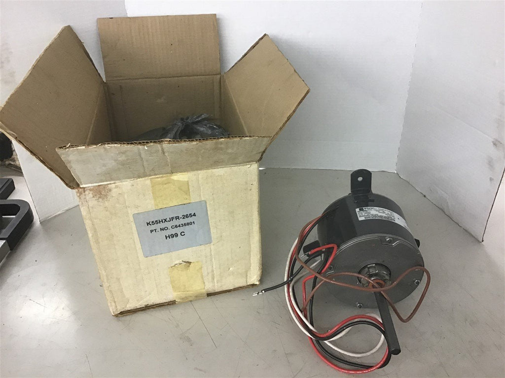 Emerson K55HXJFR-2654 1/4 HP AC Motor 208-230 V 1115 Rpm 2 Speed