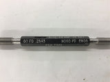 5/16-24 UNF-2A Set Threaded Plug gage GO PD .2843 NOGO pd .2806