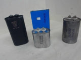 3- AEROVOX 440VAC CAPACITORS, 1 EACH 12.5 MFD, 1 EACH 20UF, 1 EACH 30UF