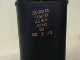 3- AEROVOX 440VAC CAPACITORS, 1 EACH 12.5 MFD, 1 EACH 20UF, 1 EACH 30UF