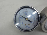 Lot Of 2 Pneumatic Gauges, 1 Each 0-30Psi, 1 Each 0-100Psi