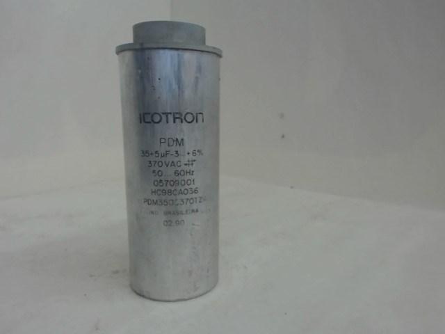 ICOTRON CAPACITOR, PDM 35+5µF-3...+6%, 370VAC, 50/60HZ