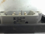 LOT OF 4 600 VAC HEAVY DUTY CONNECTOR KIT, 2 EACH HDC-HE-6BS, 2 EACH HDC-HE-6SS