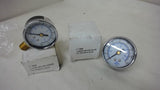 Lot Of 2 Each 2" Dry 160 Psi Gauges