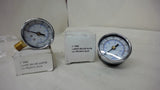 Lot Of 2 Each 2" Dry 160 Psi Gauges