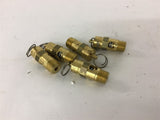 1/4" Pop Off Valve Lot of 5